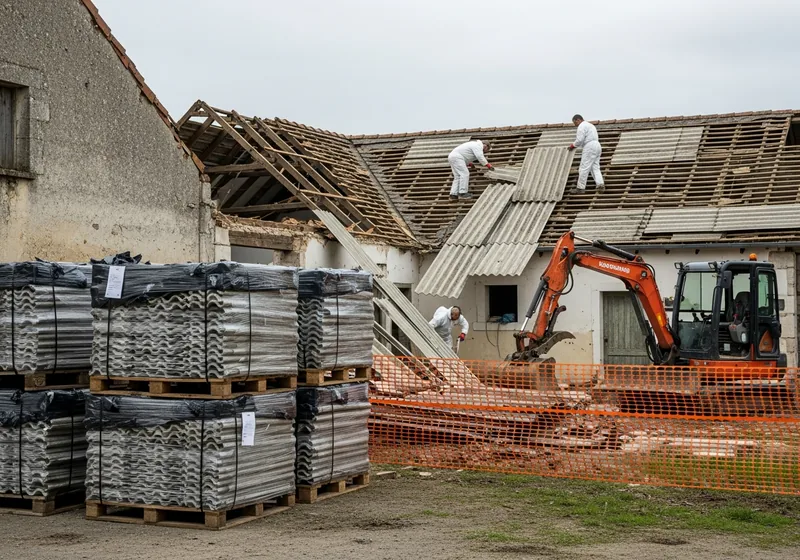 Désamiantage avant démolition à Nantes