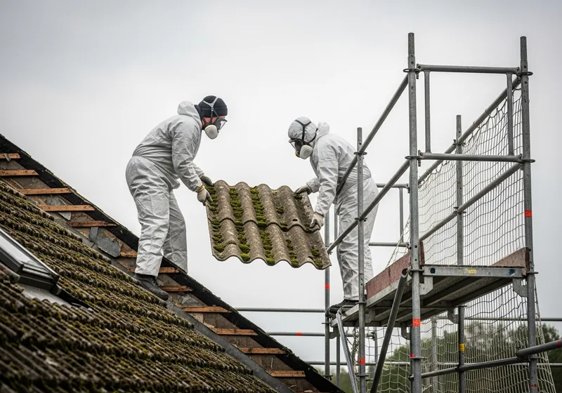 Désamiantage de toiture fibrociment à Nantes