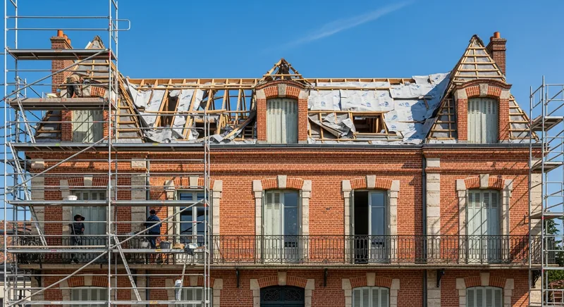 Toiture fibrociment : pavillon de 1978, 92 m² — Doulon, Nantes