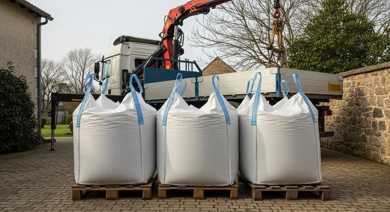 Enlèvement big bags : 3 tonnes, demi-journée — Bouguenais
